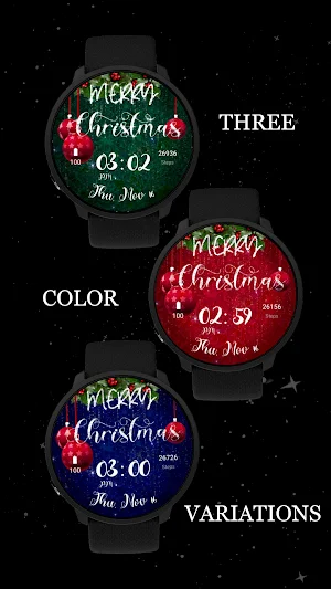 Merry Christmas Watch face Screenshot 3