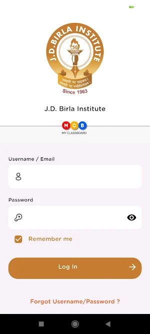 J.D. Birla Institute Screenshot 0