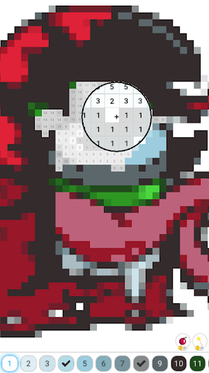 Impostor Pixel Art Coloring Screenshot 2
