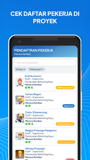 Pendaftaran Pekerja Screenshot 0