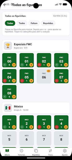 Álbum Copa 2026 - Figurinhas Screenshot 3