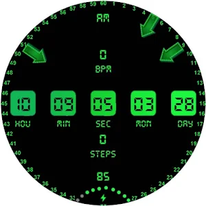 Animated Green Cubes Screenshot 1