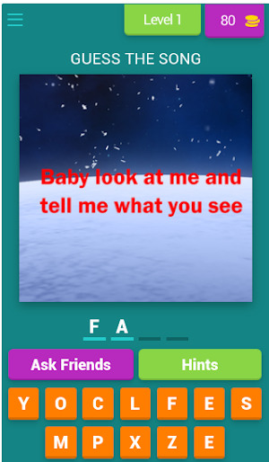 80's Lyric Quiz Screenshot 0
