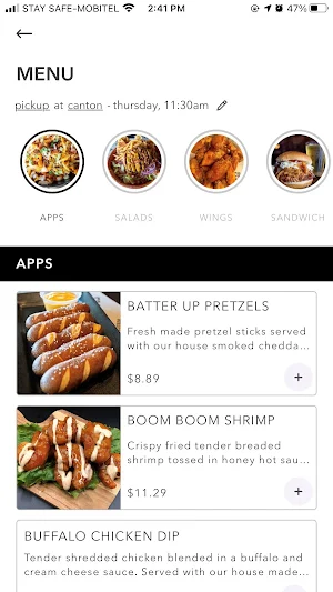 Coaches Burger Bar Screenshot 2