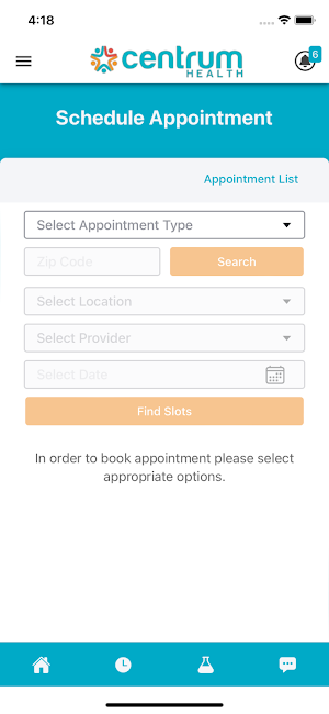 Centrum Health Screenshot 1