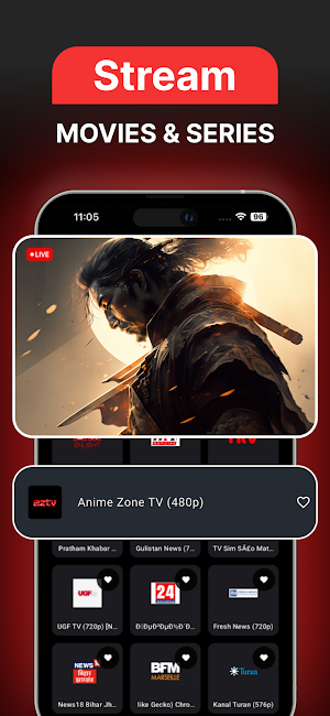 IPTV Player: Live Stream TV Screenshot 2
