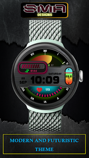 Titanium Edge WatchFace SAM-28 Screenshot 2