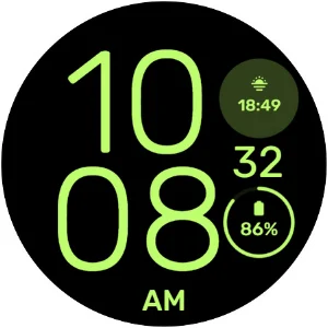 Simple II - Wear OS Watchface Screenshot 0