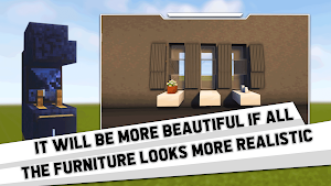 MCPE Realistic Furniture Map Screenshot 1