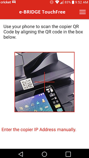 e-BRIDGE TouchFree Screenshot 0