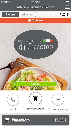 Ristorante Pizzeria da Giacomo Screenshot 0