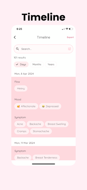 Life: Period Tracker Calendar Screenshot 3