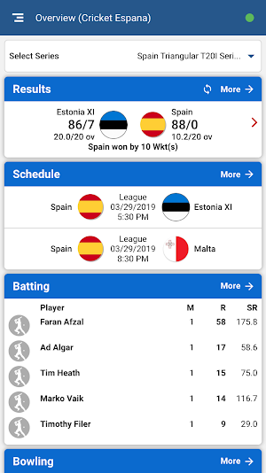 Cricket España Screenshot 2