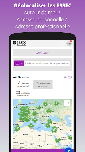 ESSEC Alumni Screenshot 2
