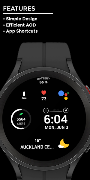 Night ver 11 - watch face Screenshot 1