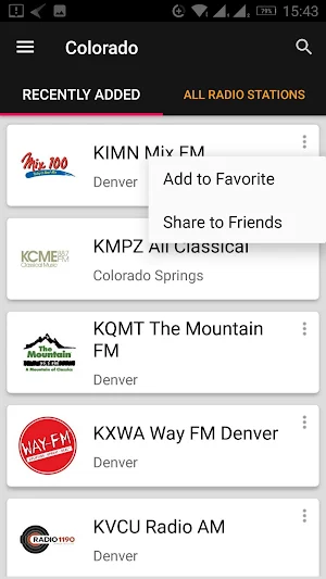 Colorado Radio Stations - USA Screenshot 0
