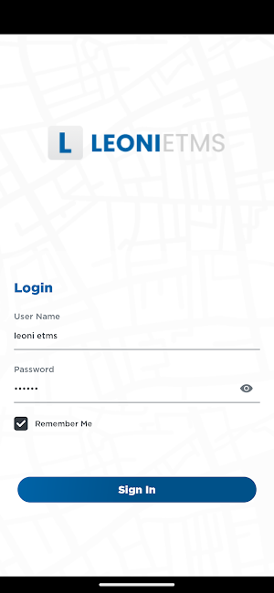 Leoni ETMS Screenshot 1