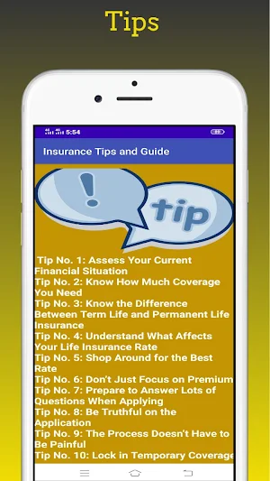 Insurance Tips & Guide Screenshot 1