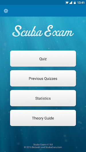 Scuba Exam Screenshot 1
