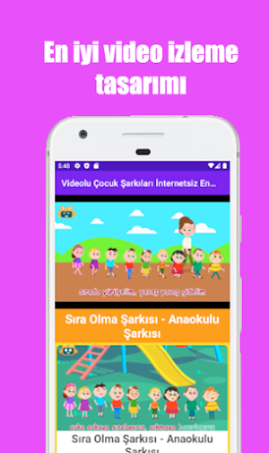 Videolu Çocuk Şarkıları İnternetsiz 5 - En Sevilen Screenshot 0