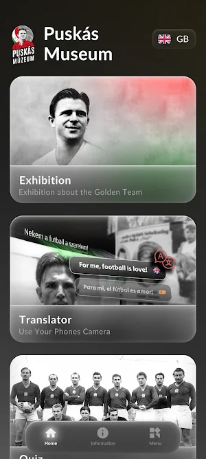Puskás Museum App Screenshot 0