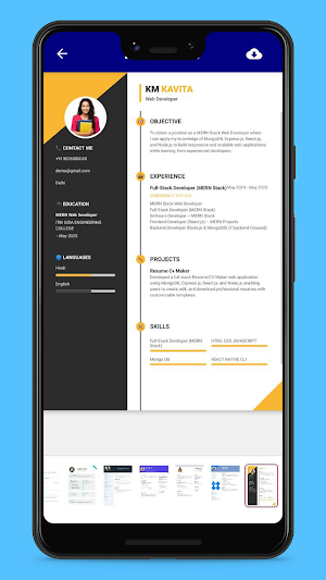 RESUME CV MAKER Screenshot 2