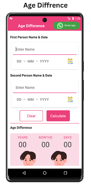 Age Calculator - Date Of Birth Screenshot 2