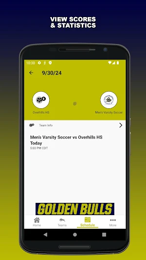 Golden Bulls Athletics Screenshot 2