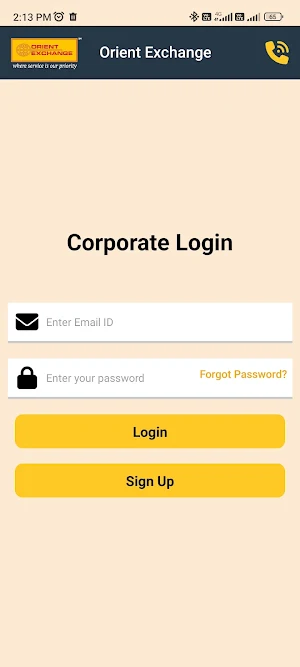 Orient Exchange - Corporate Screenshot 0