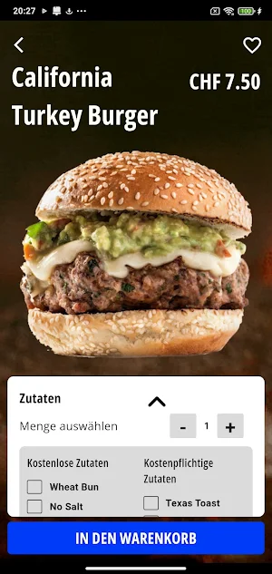 Cordon Bleu Dübendorf Screenshot 2