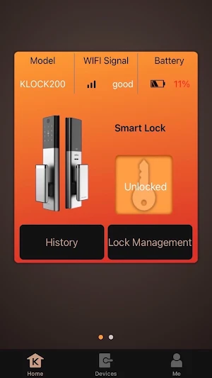 KLOCK smart lock Screenshot 0