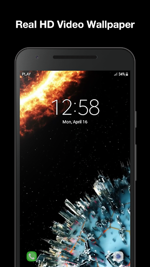 Real Galaxy Live Wallpaper Screenshot 3
