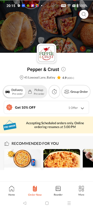 Pepper & Crust Screenshot 2