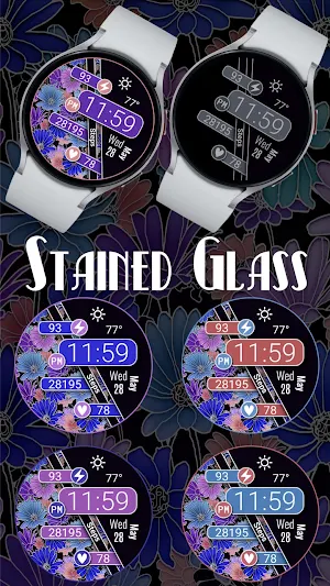 Stained Glass Floral Screenshot 2