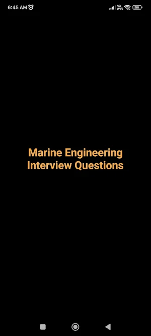 Marine Engineering Interview Screenshot 0
