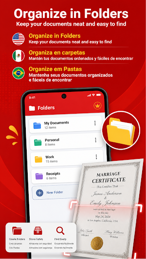 Scanner & Organizer Screenshot 2