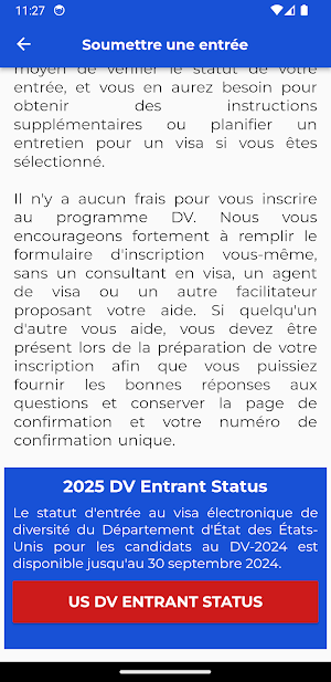Us Dv Lottery - Congo Kinshasa Screenshot 2