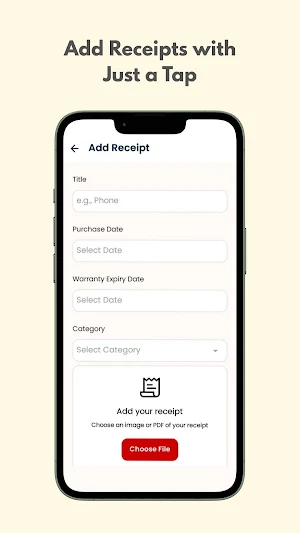 MyReceipts - Organize Receipts Screenshot 1