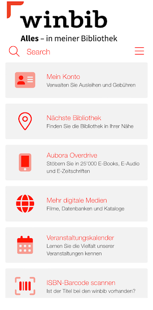 Winterthurer Bibliotheken Screenshot 0