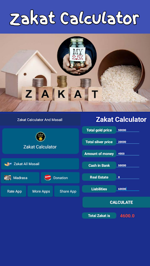 Zakat Calculator quickly Screenshot 0