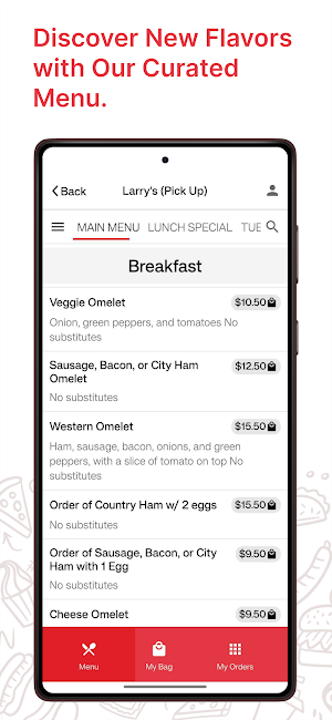 Larry's Restaurant Screenshot 1