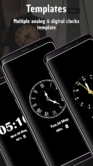 Night Clock Display with Alarm Screenshot 2