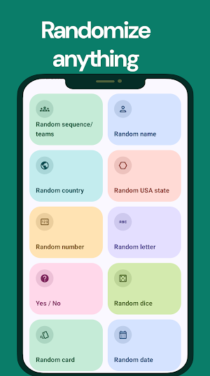 Random name & list generator Screenshot 0