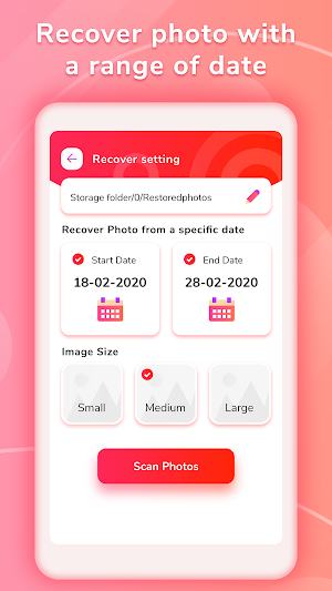 Recover & Restore Deleted Photos Screenshot 1