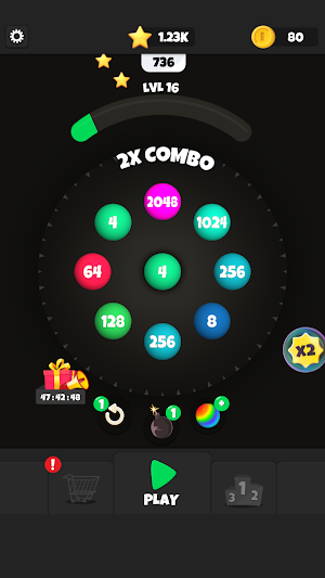 Roll Merge 3D - 2048 Puzzle Screenshot 0