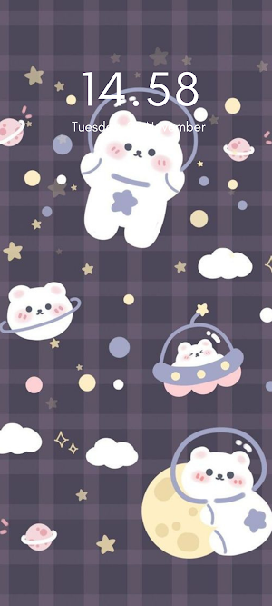 Kawaii Bear Wallpaper 4K HD Screenshot 1