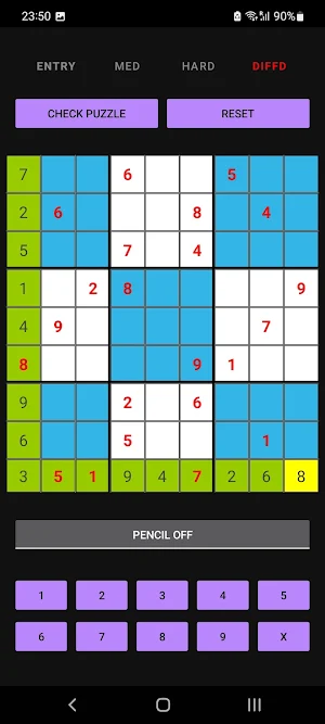 Sudoku Touch Screenshot 3
