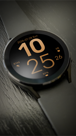 Rose Gold Elegant Watch Face Screenshot 3