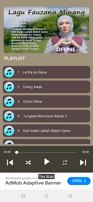 Lagu Fauzana Minang Offline Screenshot 2