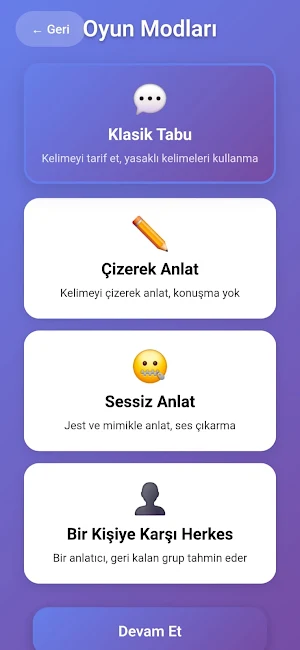 Tabuu - Yasaklı Kelime Oyunu Screenshot 2